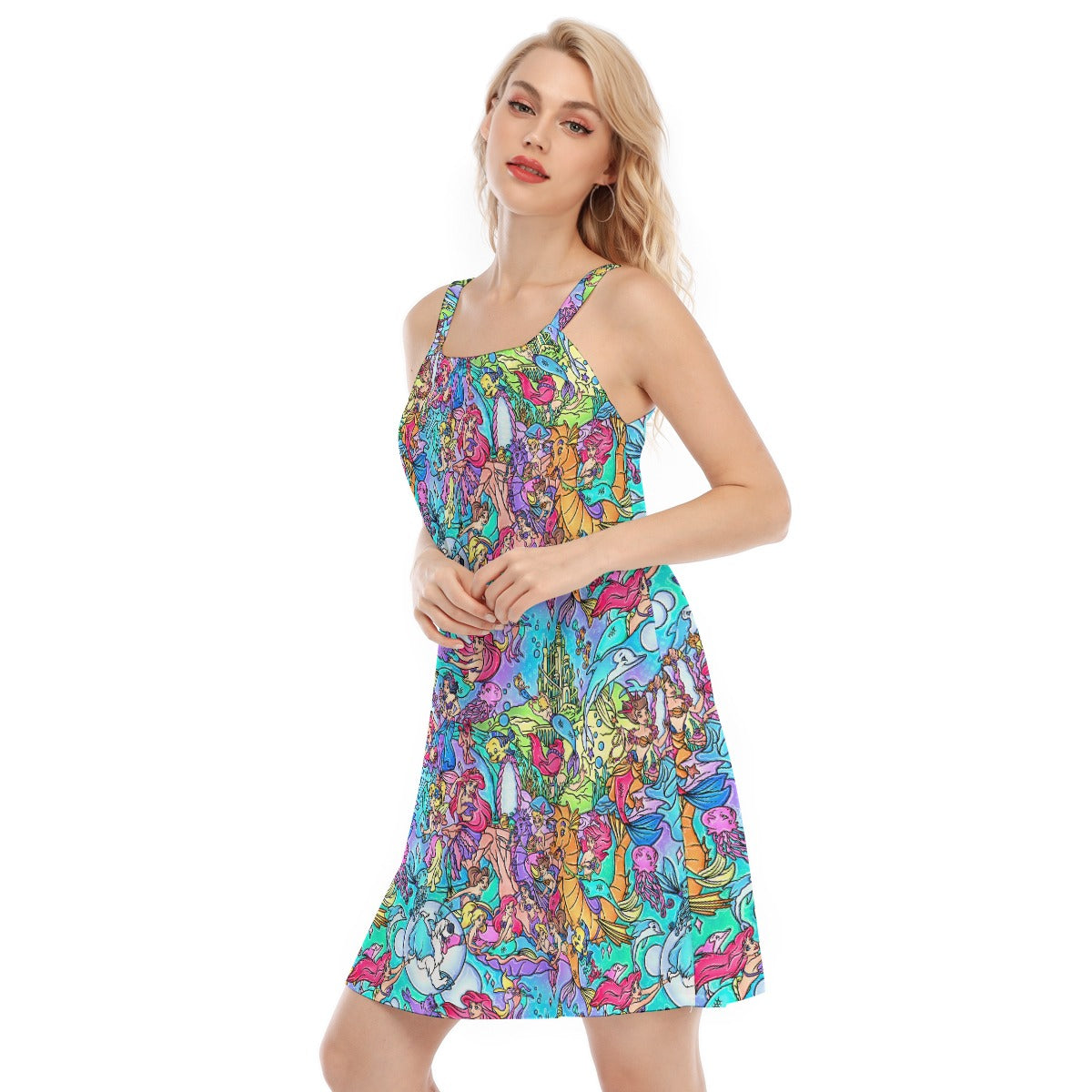 Under the Sea Storybook Scenes - Women’s Adjustable Sundress