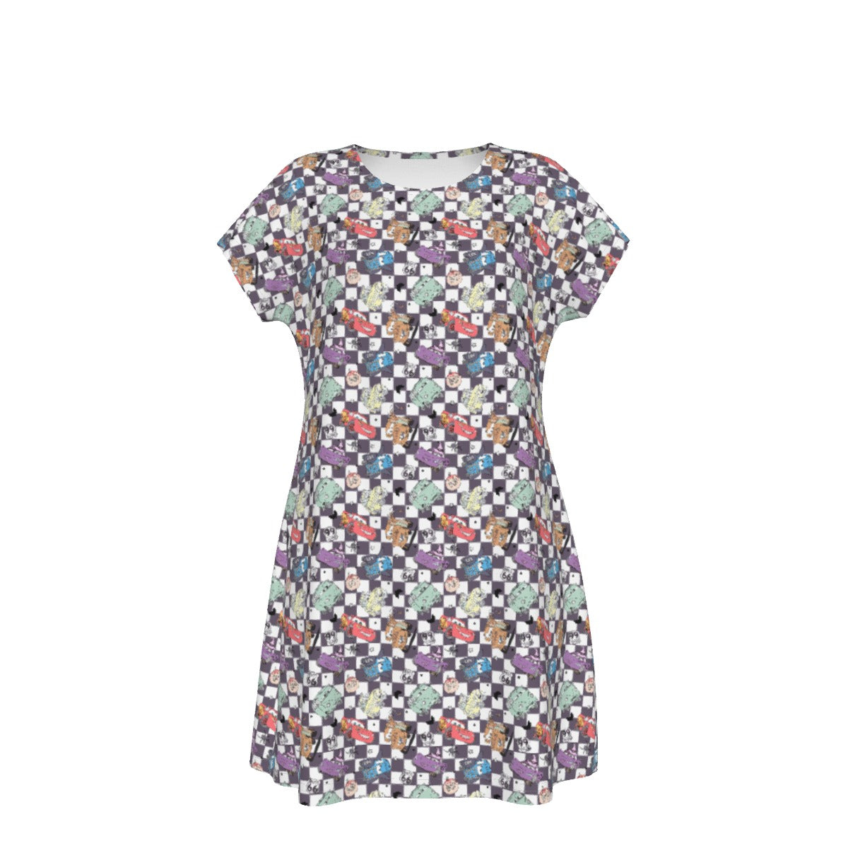 Halloween Racing Crew - Women's T-Shirt Dress