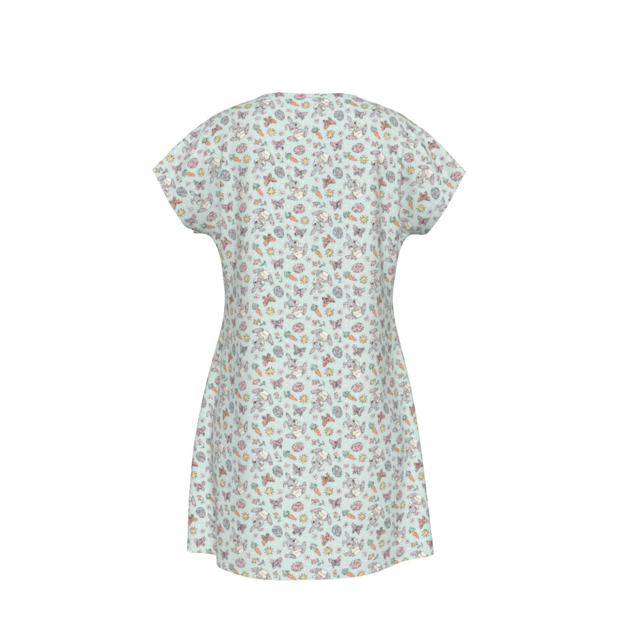 Springtime Bunny Cheer - Women's T-Shirt Dress