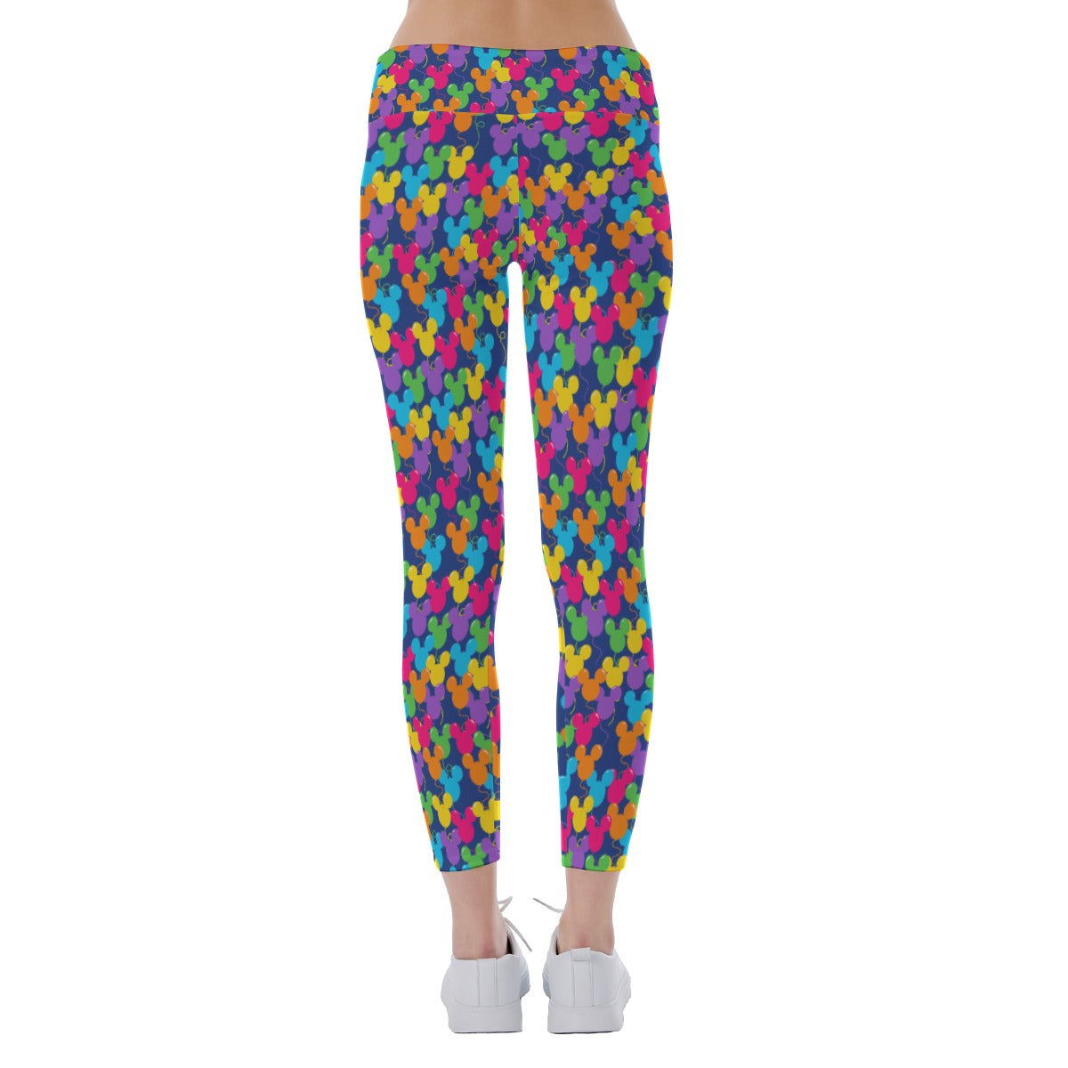 Bright Mouse Ear Balloons - Women's Yoga Leggings