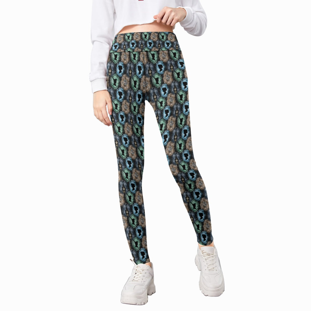 Starry Flight Silhouettes - Kid's Leggings