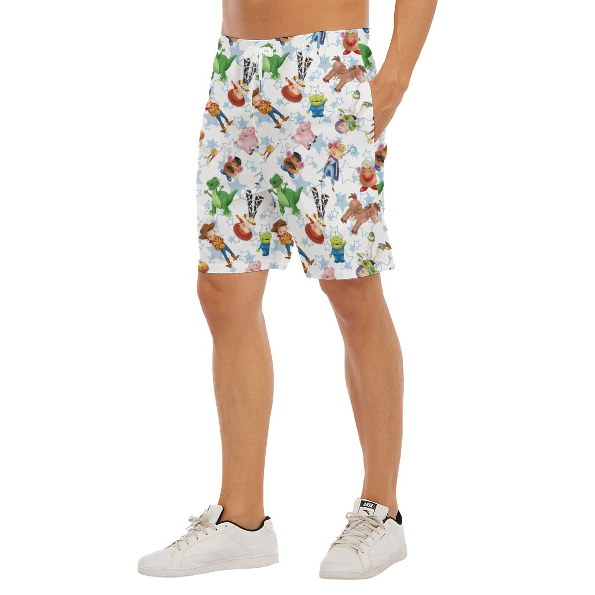 Playful Toy Friends - Men’s Pocket Beach Shorts