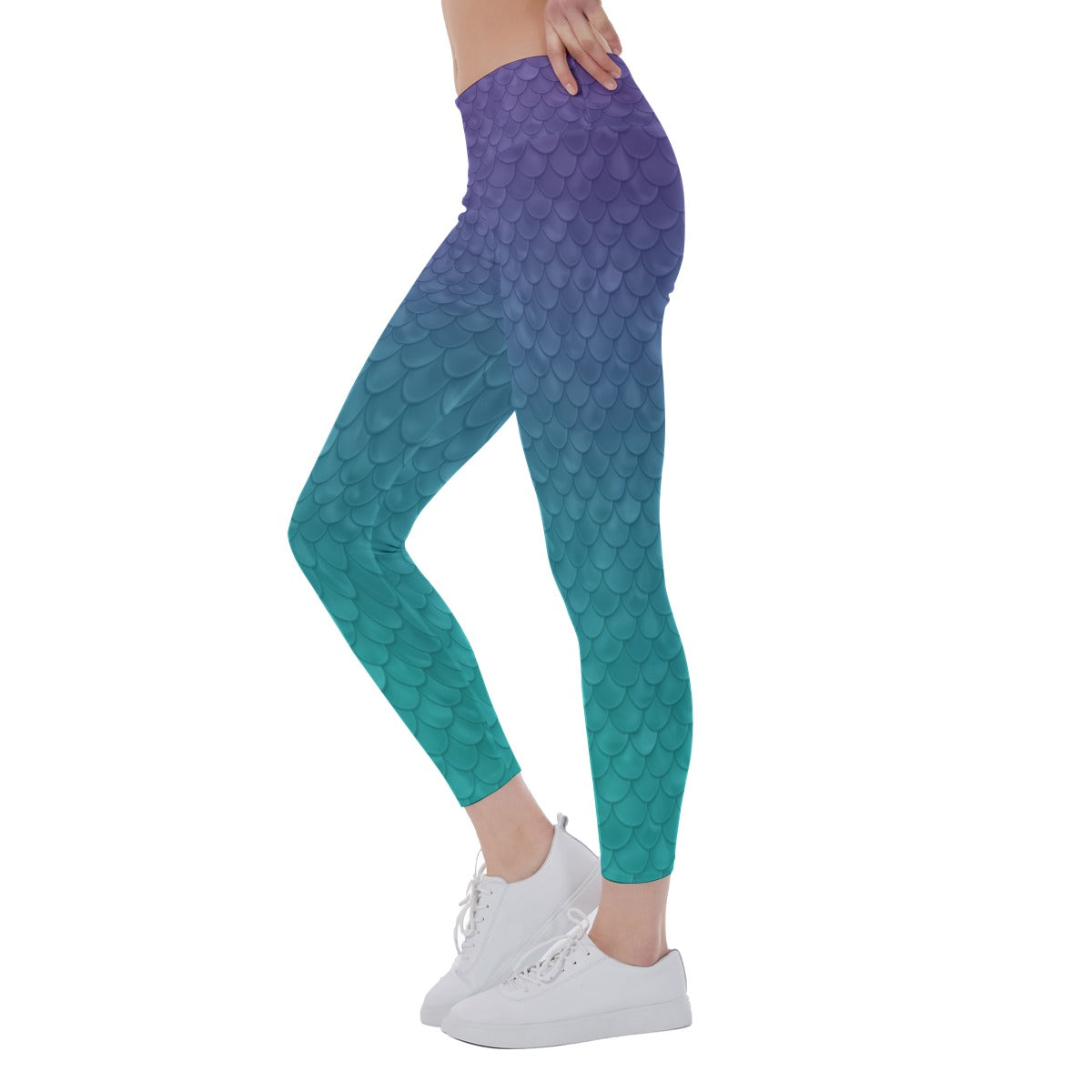 Dreamy Mermaid Scales - Women's Yoga Leggings
