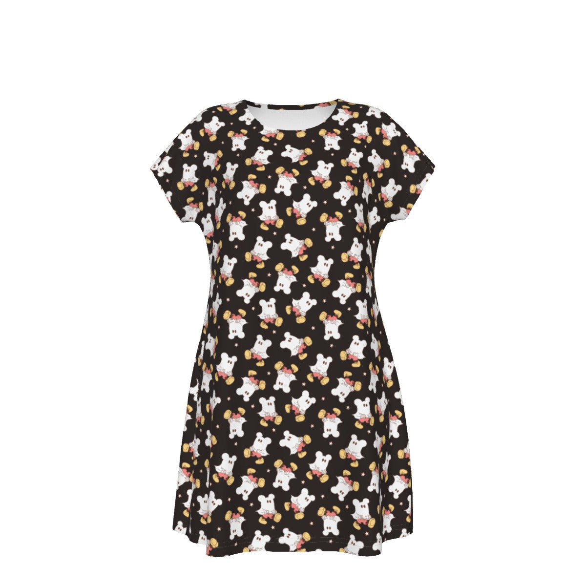 Ghostly Mouse - Women's T-Shirt Dress