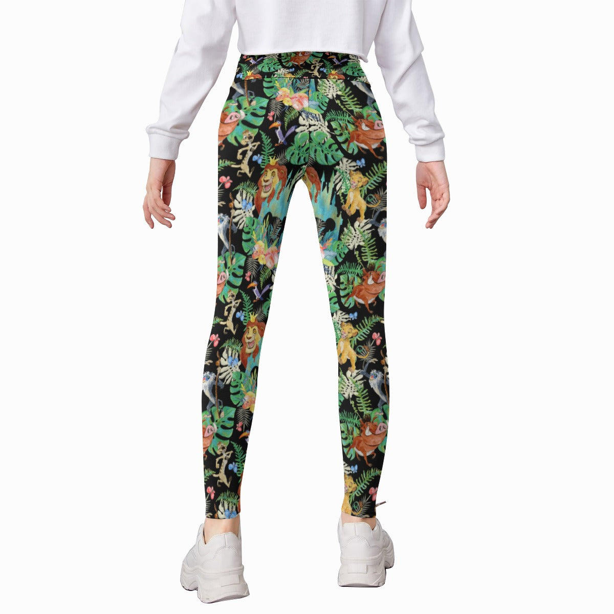 Watercolor Jungle Pride - Kid's Leggings
