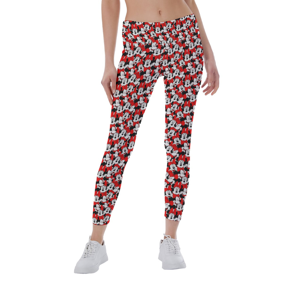 Many Faces of Minnie Mouse - Women's Yoga Leggings