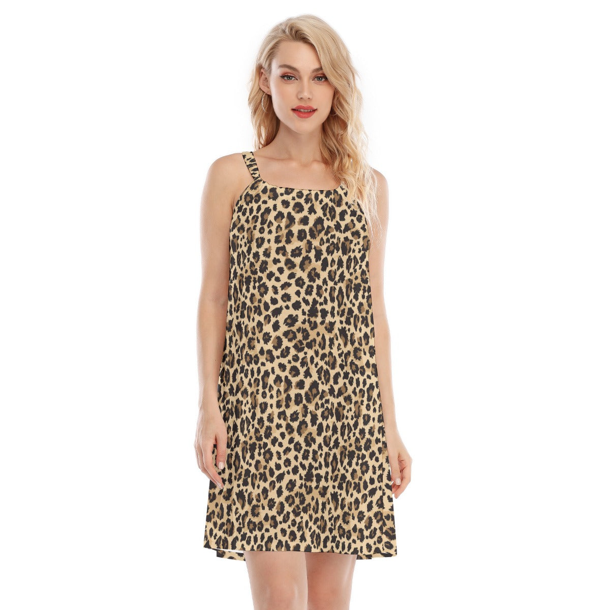 Animal Print - Cheetah - Women’s Adjustable Sundress