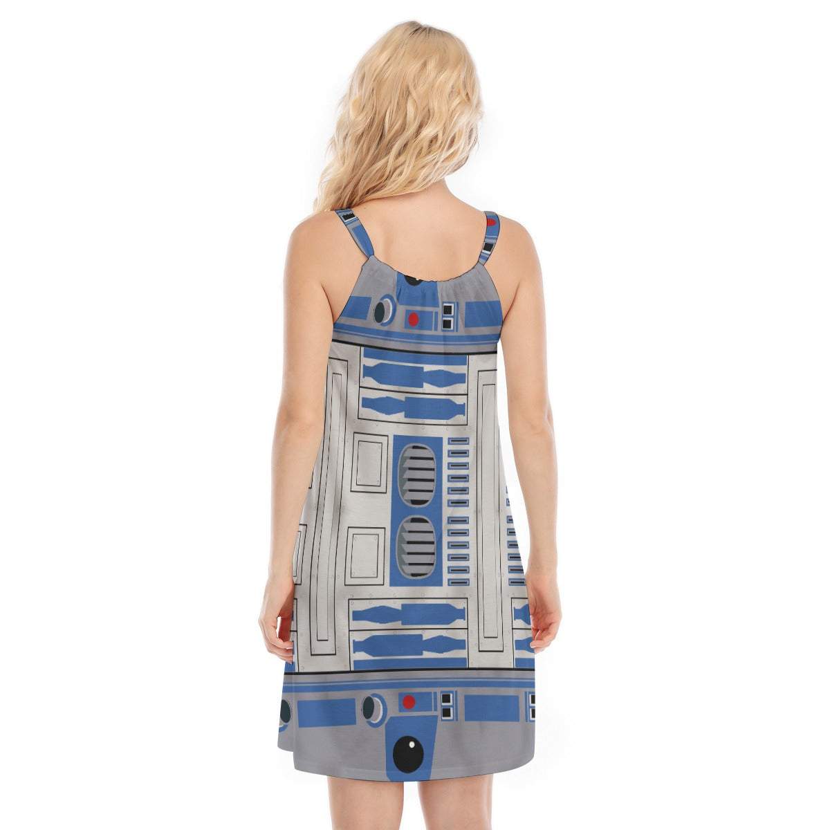 Little Blue Droid - Women’s Adjustable Sundress