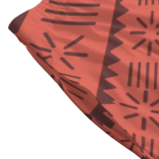 Island Tribal Patterns - Women’s Pocket Midi Skirt