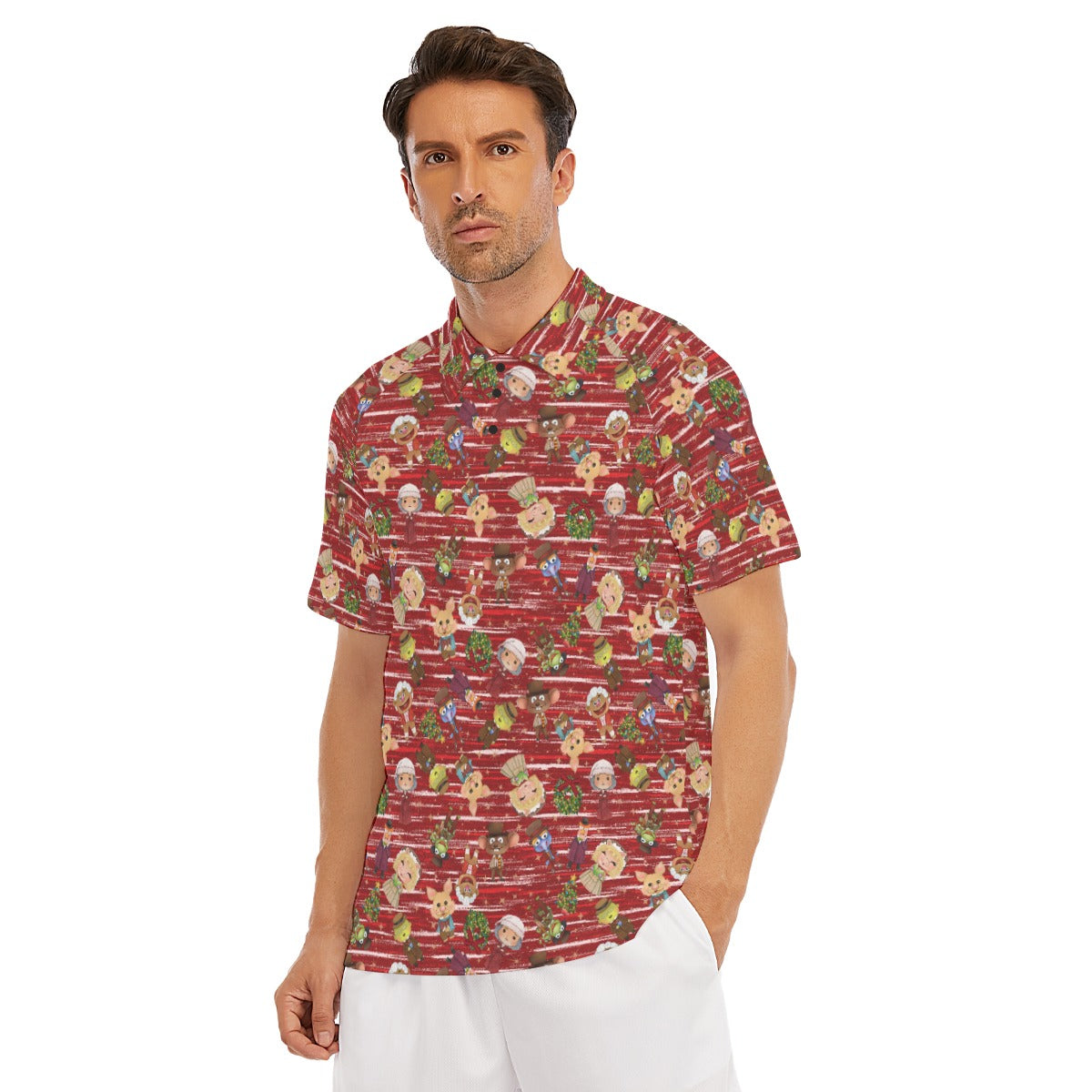 A Very Festive Puppet Christmas - Men's Polo Shirt