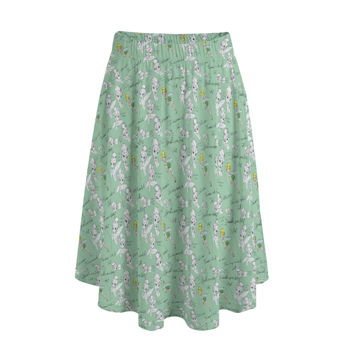 Drawing Pixie Fairy - Women’s Pocket Midi Skirt