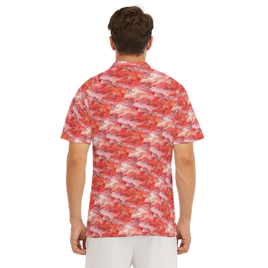Animal Print - Flamingo - Men's Polo Shirt