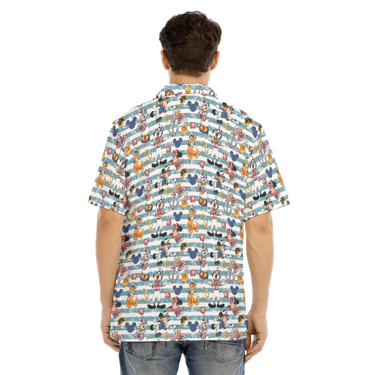 Cruise Crew on Deck - Men's Hawaiian Button Up Shirt