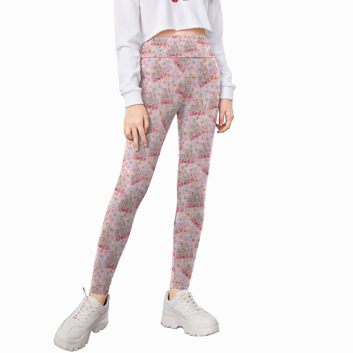 25th Birthday Cake Castle - Kid's Leggings