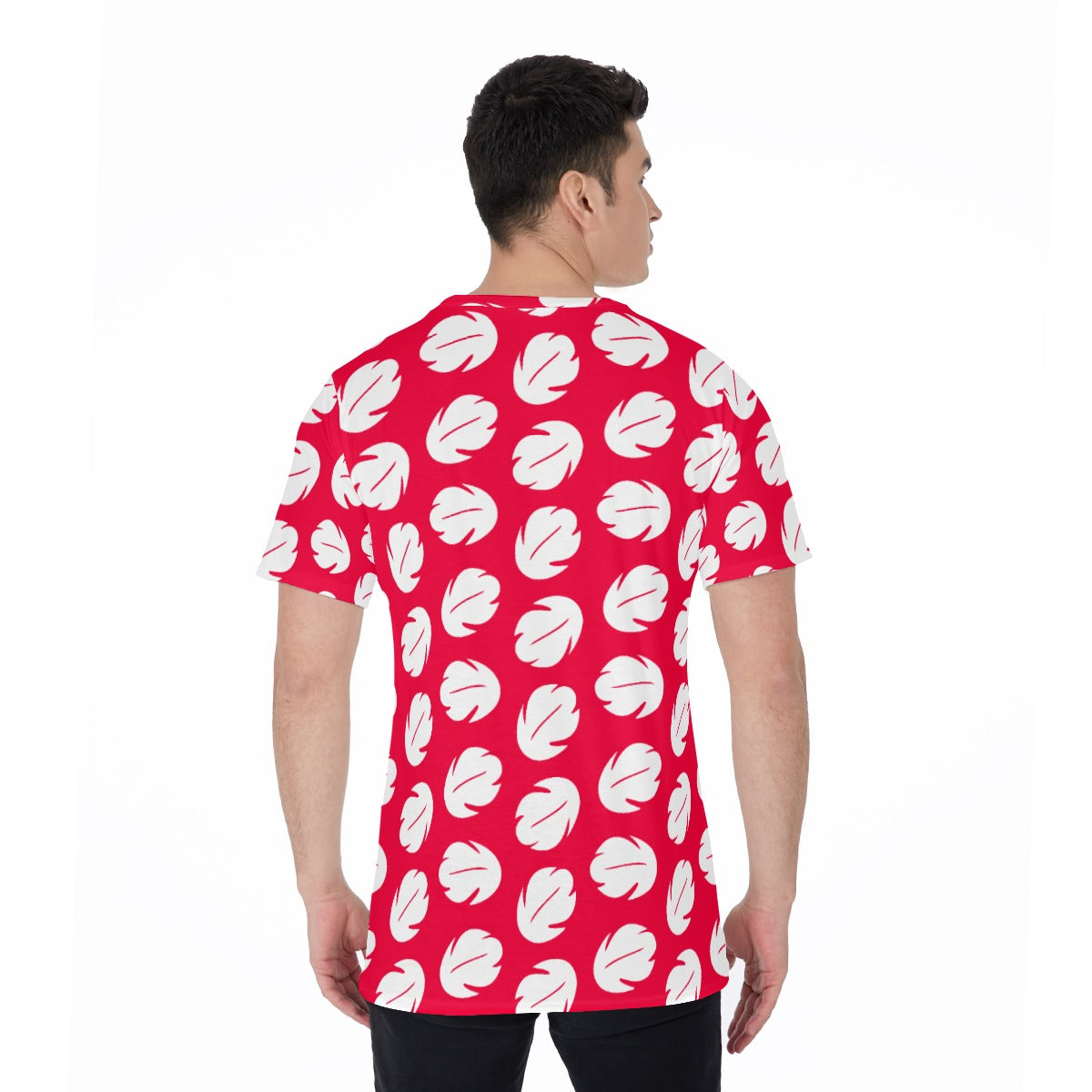 Island Leaf Print - Men's Short Sleeve T-Shirt