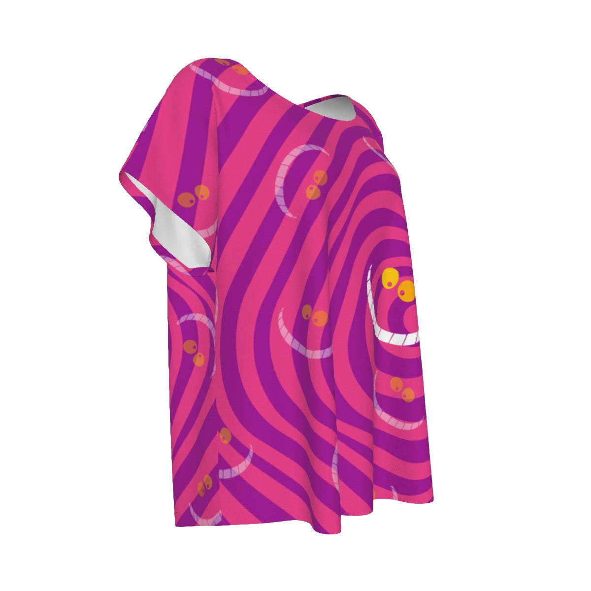 Whimsical Grinning Stripes - Women’s Relaxed Fit Scoop Tee