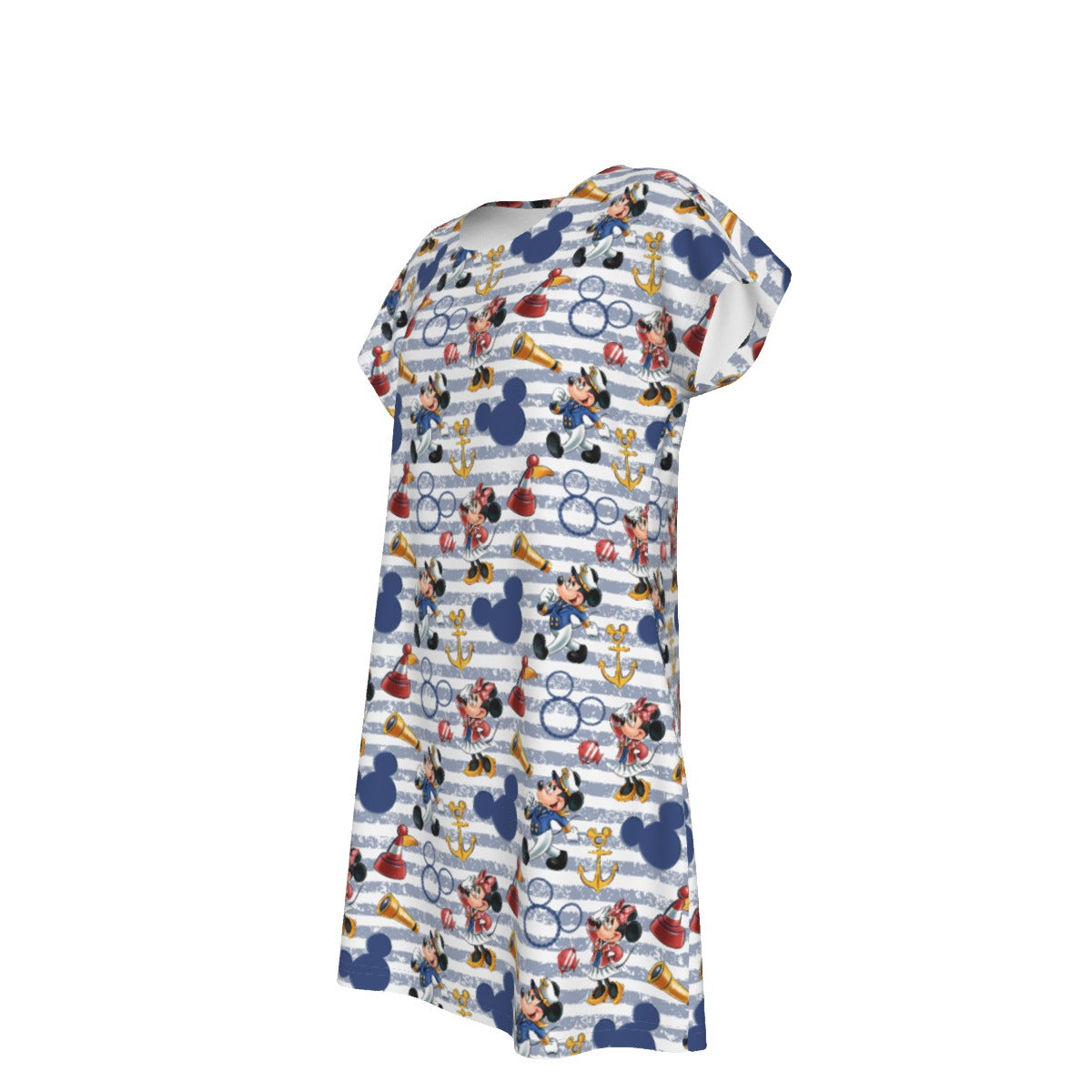 Captain and First Mate at Sea - Women's T-Shirt Dress