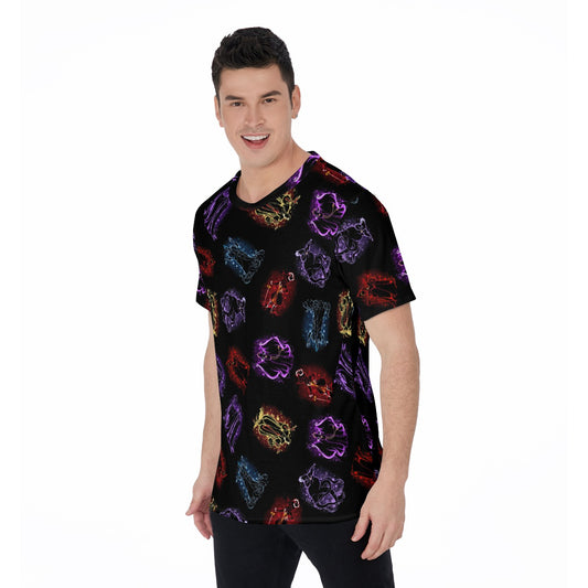 Villain Silhouettes Sparkle - Men's Short Sleeve T-Shirt