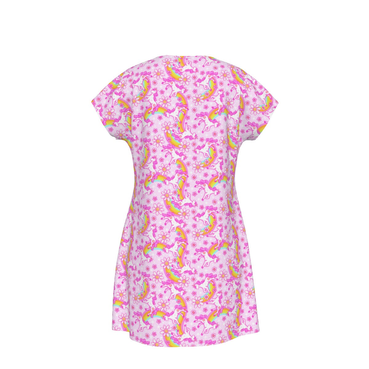 Unicorn Rainbows - Women's T-Shirt Dress