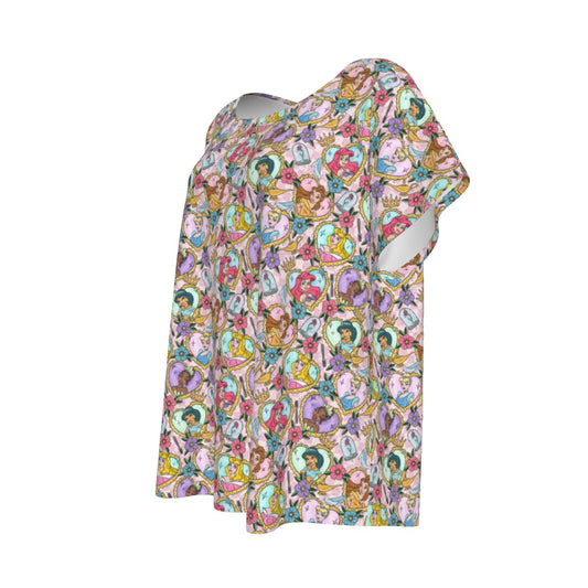 Tattoo Hearts Royal Icons - Women’s Relaxed Fit Scoop Tee