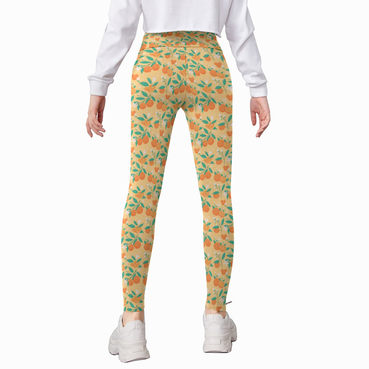 Hidden Citrus Delight - Kid's Leggings