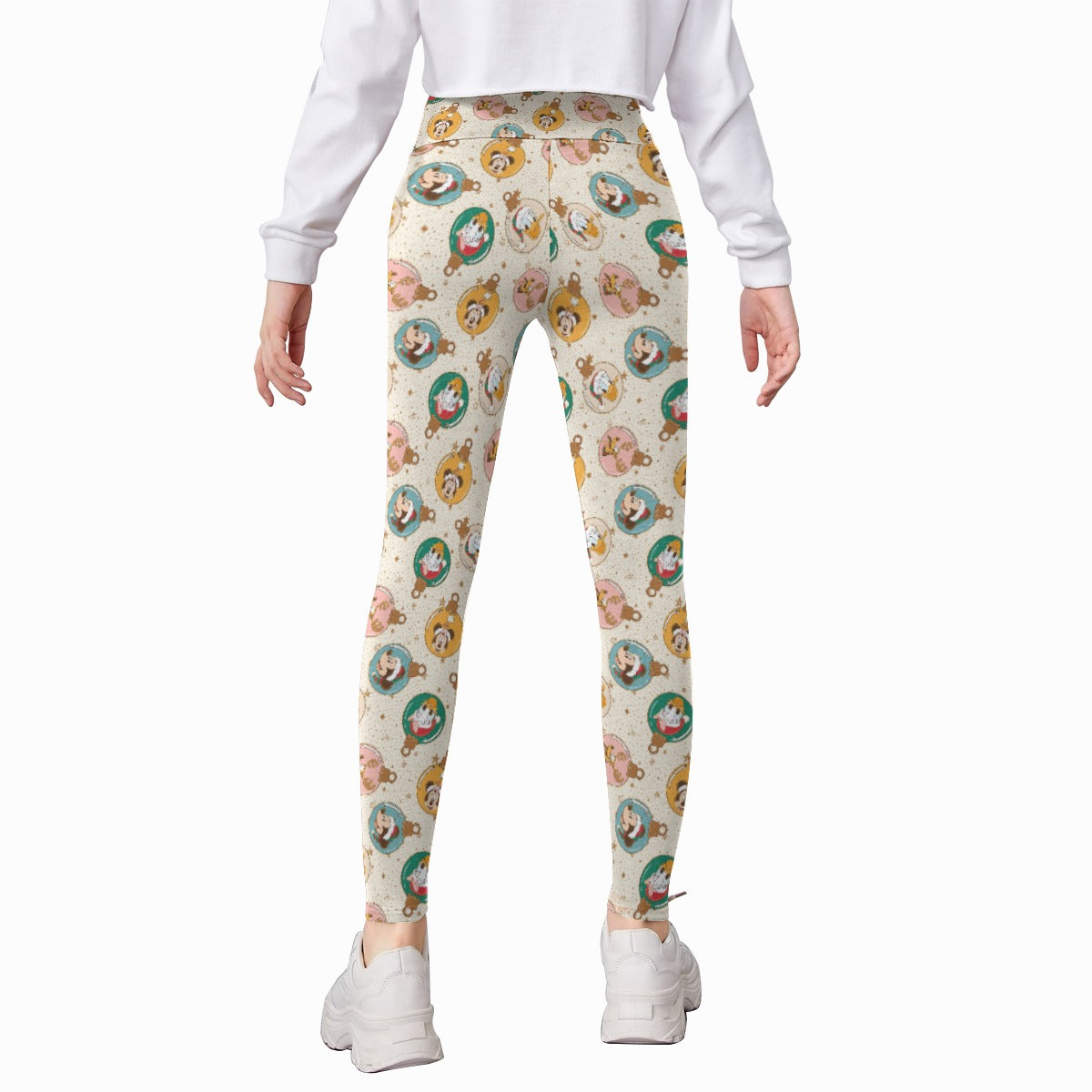 Golden Holiday Baubles - Kid's Leggings