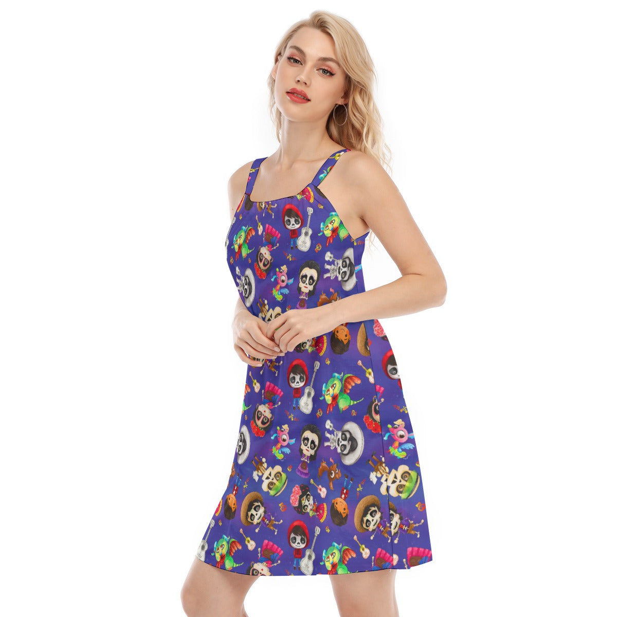 Poco Loco Día de Muertos - Women’s Adjustable Sundress