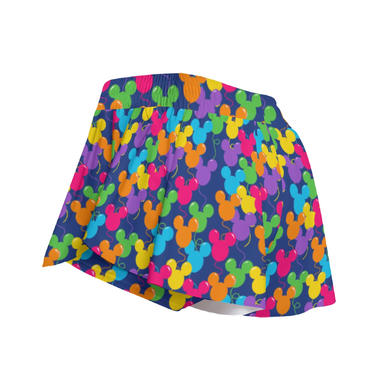 Bright Mouse Ear Balloons - Women's Flowy Pocket Shorts