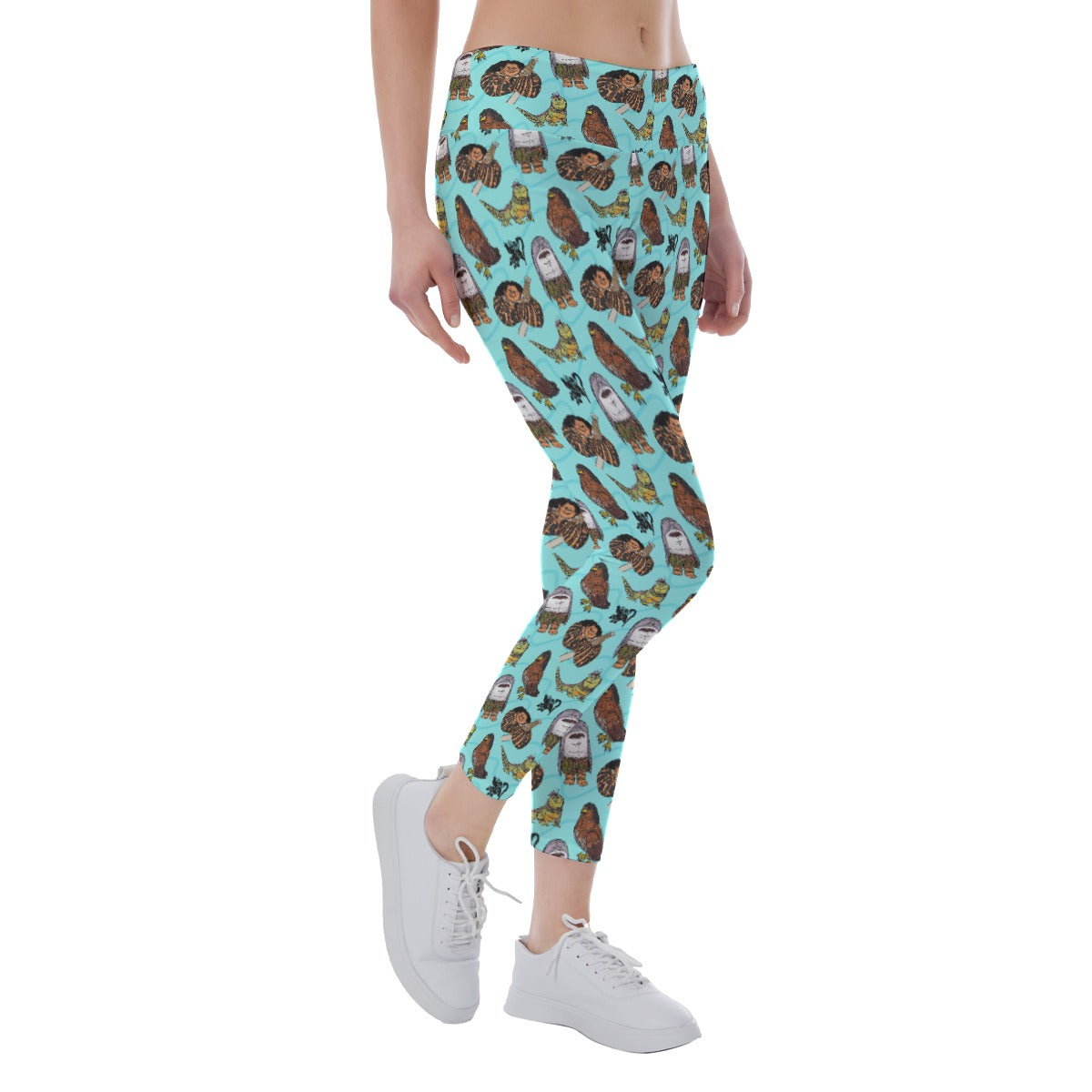 Shapeshifting Island Hero - Women's Yoga Leggings
