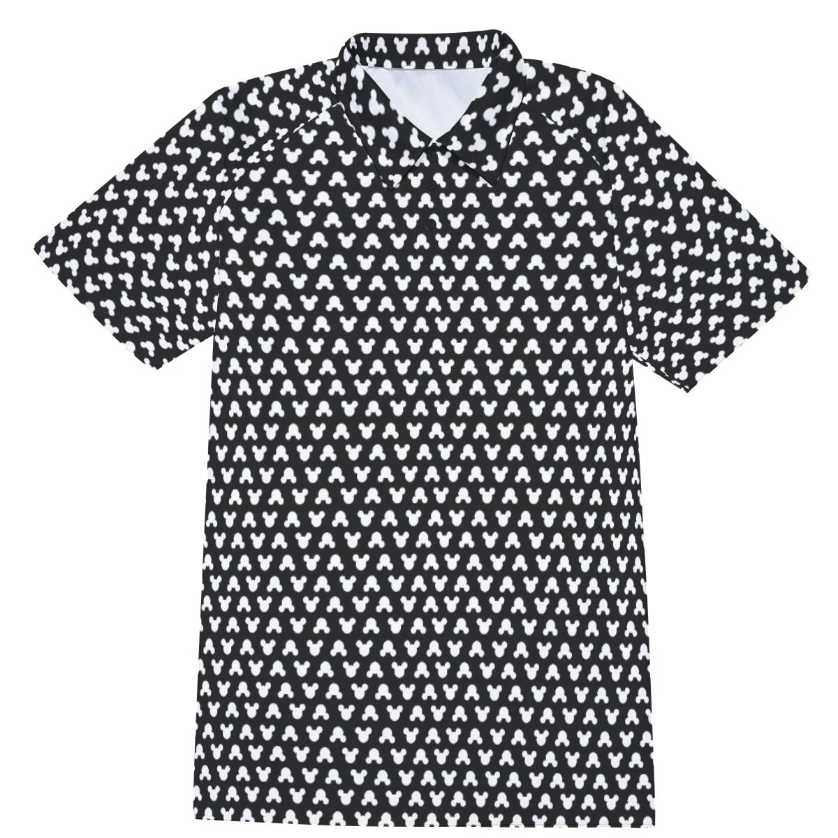 Playful Polka Dot Ears - Men's Polo Shirt