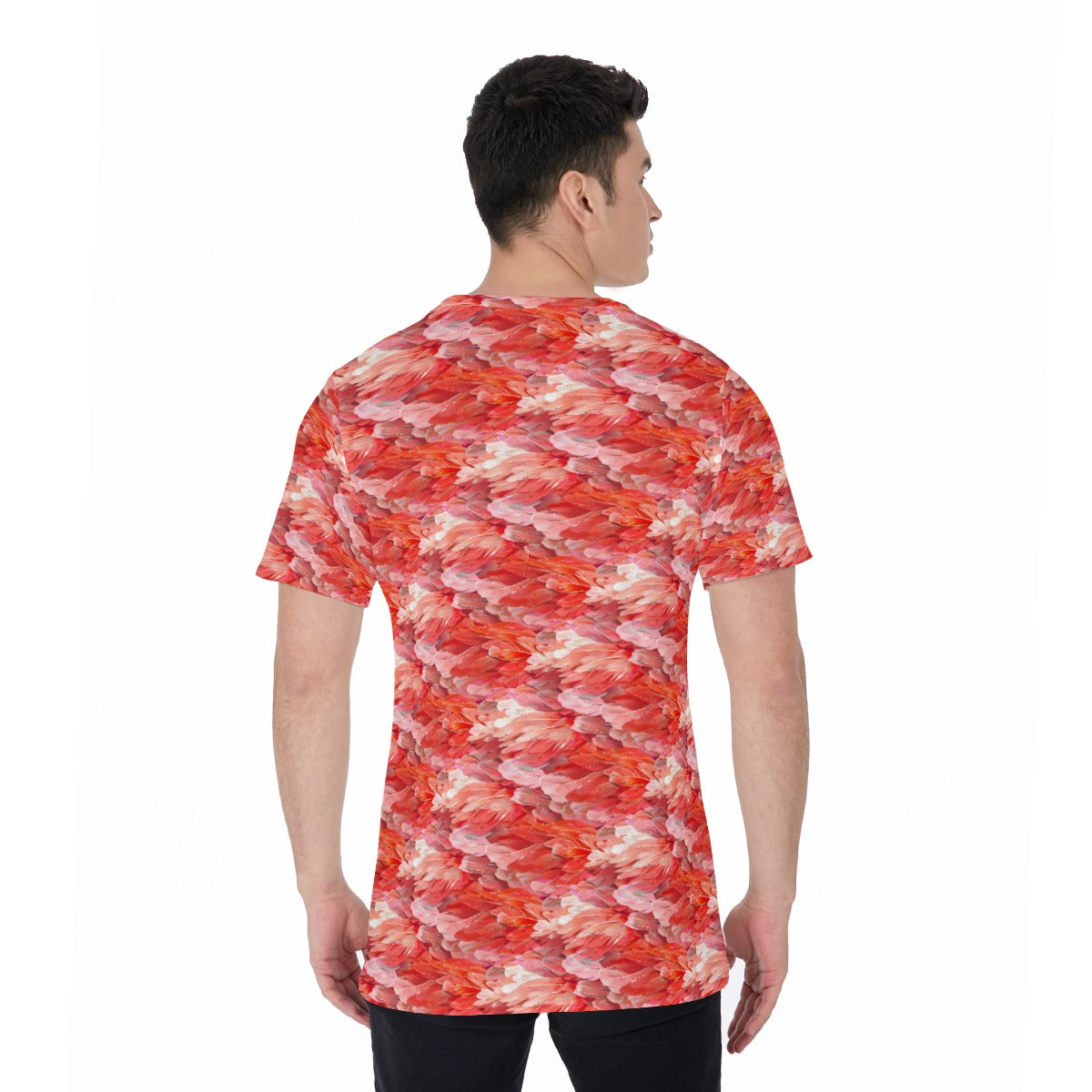 Animal Print - Flamingo - Men's Short Sleeve T-Shirt
