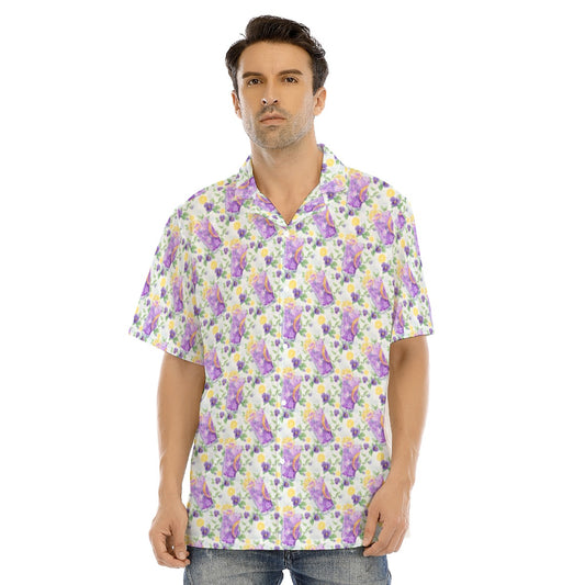 Zest Of The Fest Violet Lemonade - Men's Hawaiian Button Up Shirt