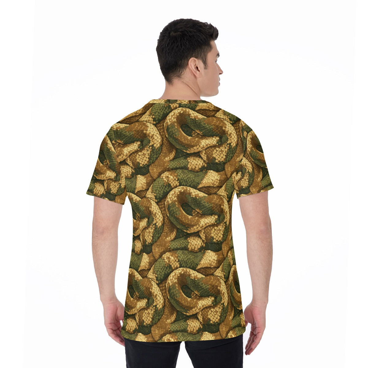 Animal Print - Snake - Men's Short Sleeve T-Shirt