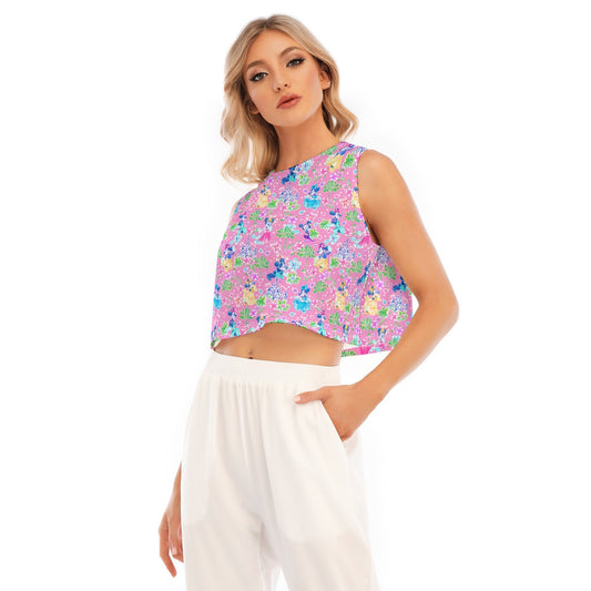 TMPL - Womenās Sleeveless Cropped Tee