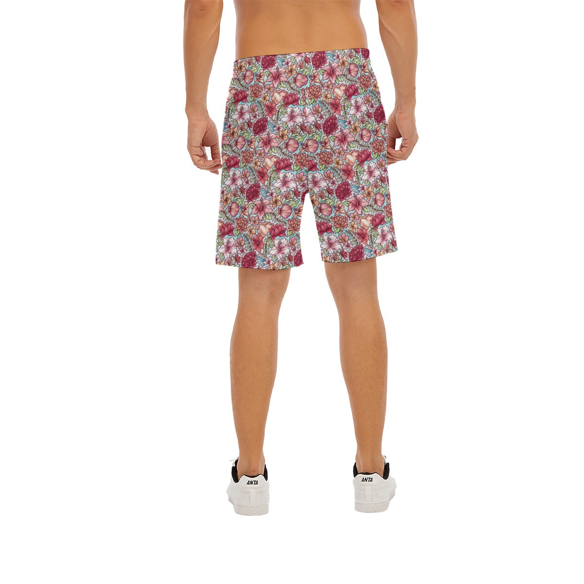 Fairytale Florals – Island Princess - Men’s Pocket Beach Shorts