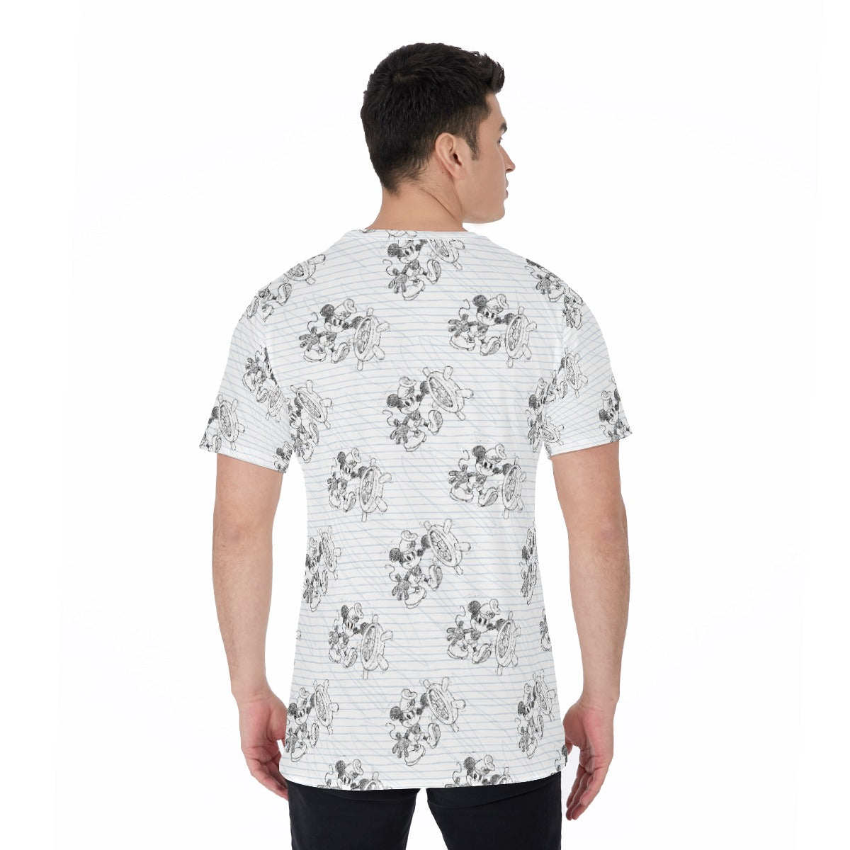 Sketch of Steamboat Mouse - Men's Short Sleeve T-Shirt
