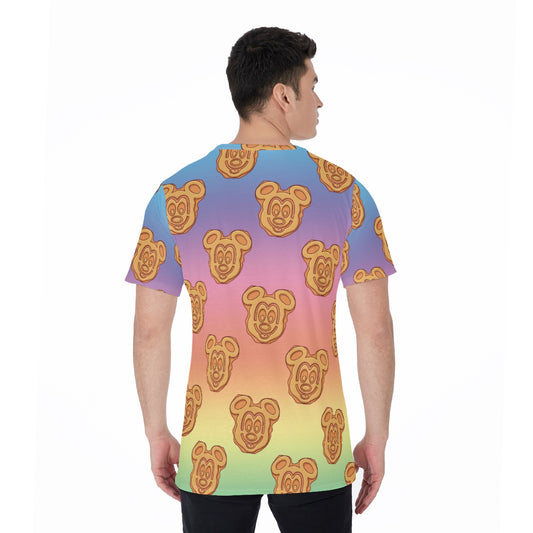 Rainbow Mouse Waffles - Men's Short Sleeve T-Shirt