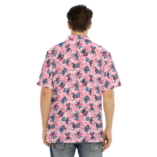 Valentine’s Mischief - Men's Hawaiian Button Up Shirt