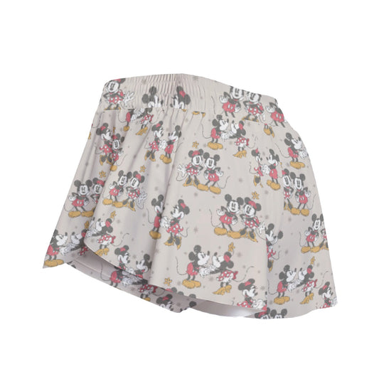 Retro Mouse & Partnernnie - Women's Flowy Pocket Shorts