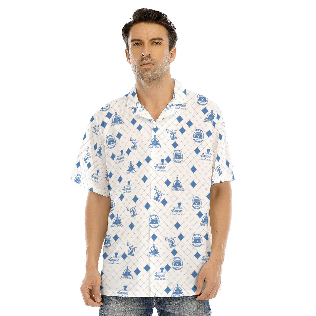 Chez Little Chef - Men's Hawaiian Button Up Shirt