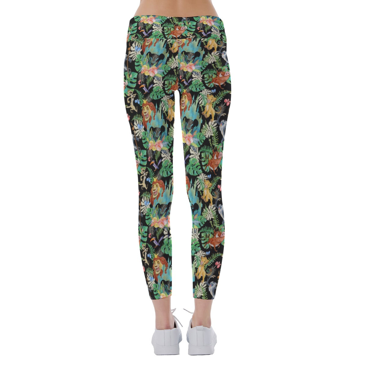 Watercolor Jungle Pride - Women's Yoga Leggings
