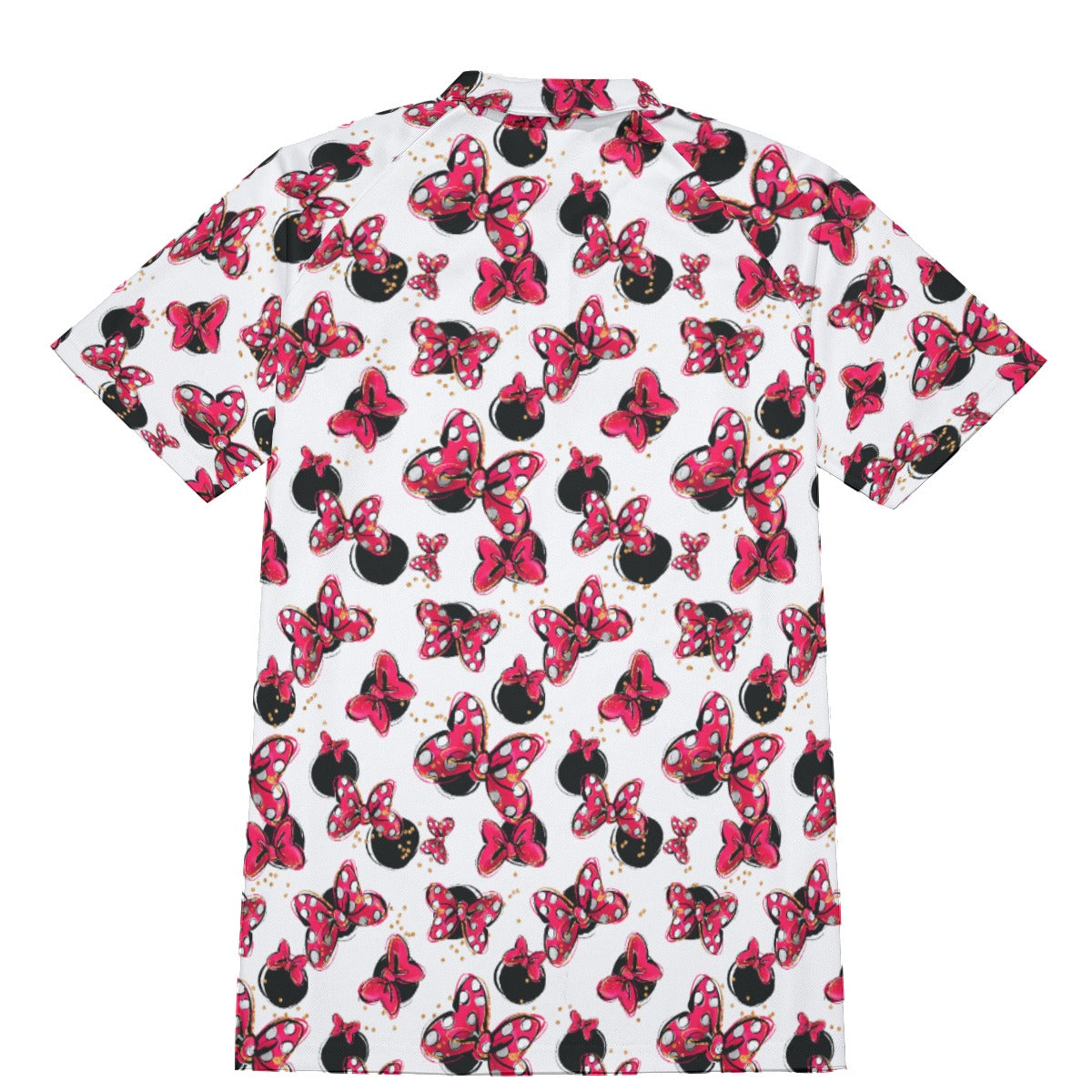 Polka Dot Bows & Mouse Ears - Men's Polo Shirt