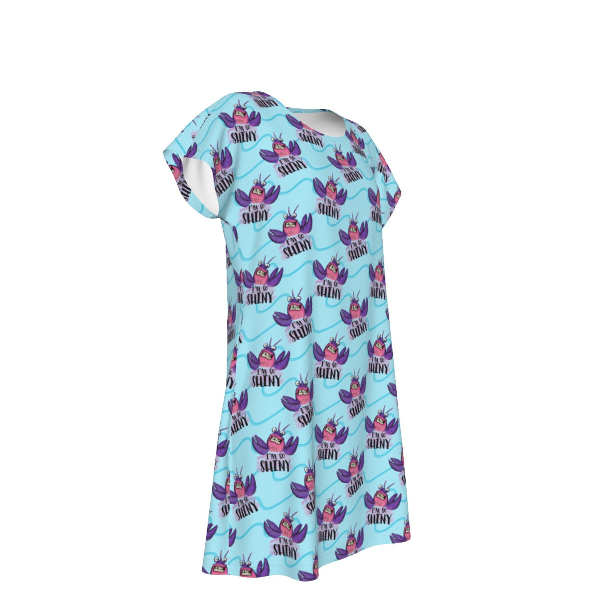 Shiny Deep-Sea Villain - Women's T-Shirt Dress