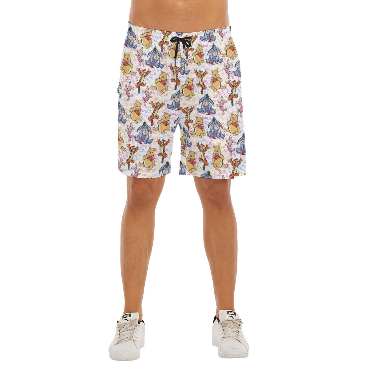 Beloved Forest Friends Sketch Autographs - Men’s Pocket Beach Shorts