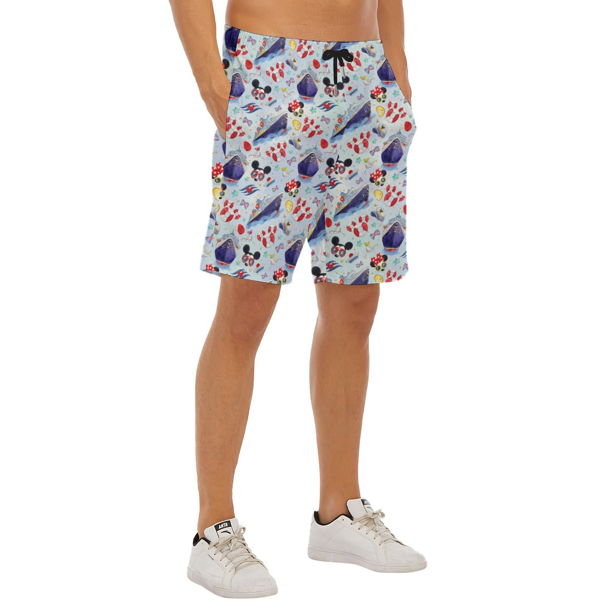 DCL Cruise Style Adventure - Men’s Pocket Beach Shorts