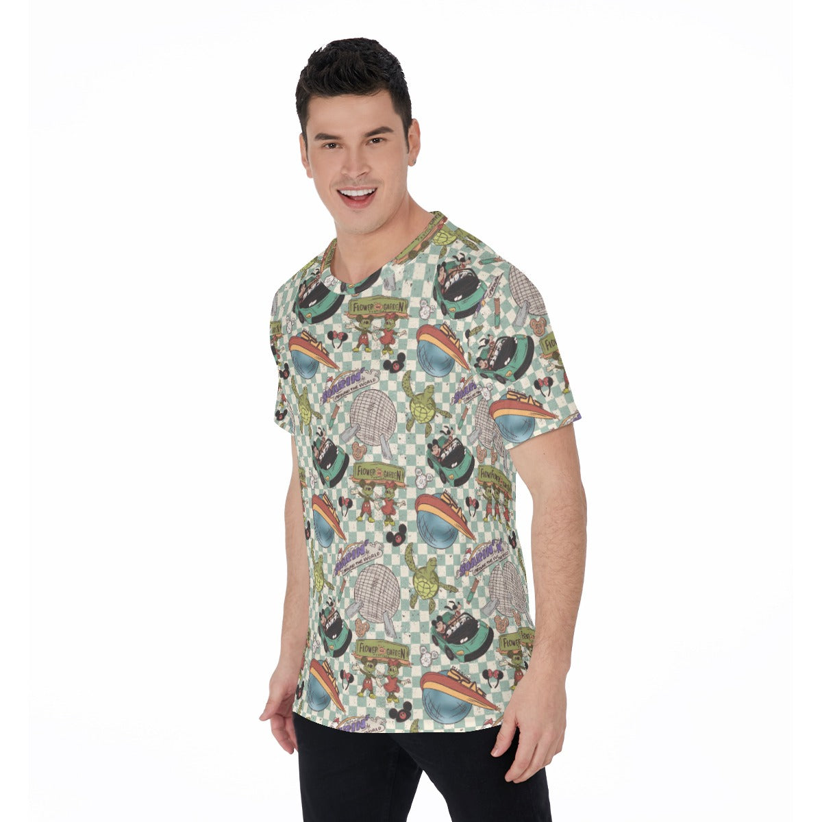 Hand Drawn EC - Men's Short Sleeve T-Shirt
