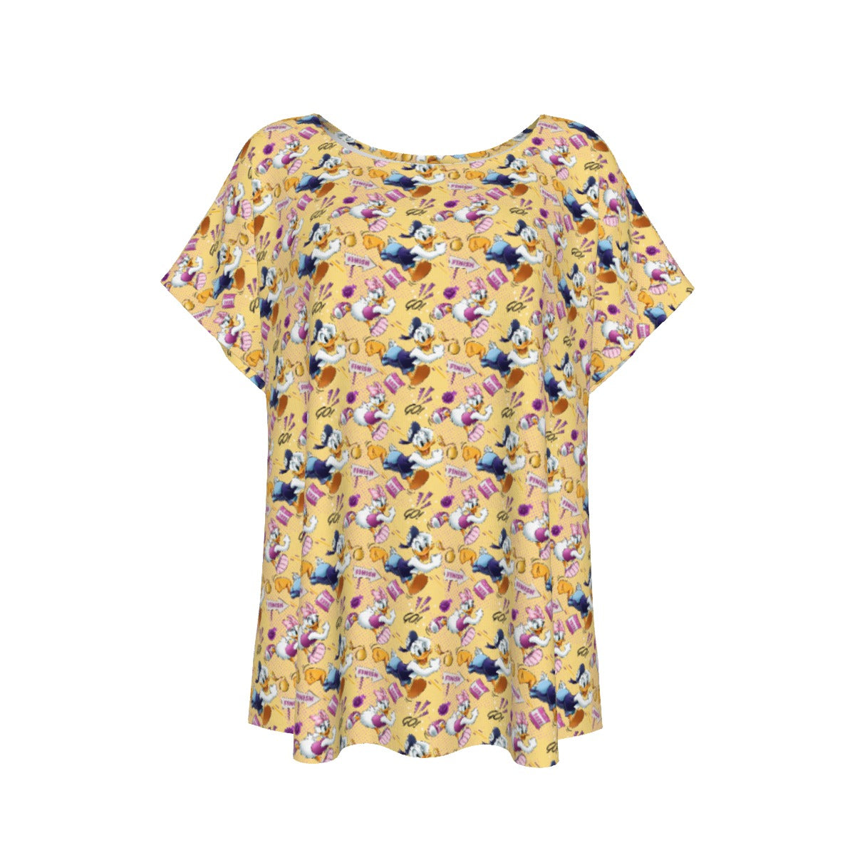 Feisty Marathon Match-Up - Women’s Relaxed Fit Scoop Tee