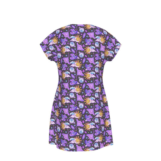 Mystical Manta Rays - Women's T-Shirt Dress