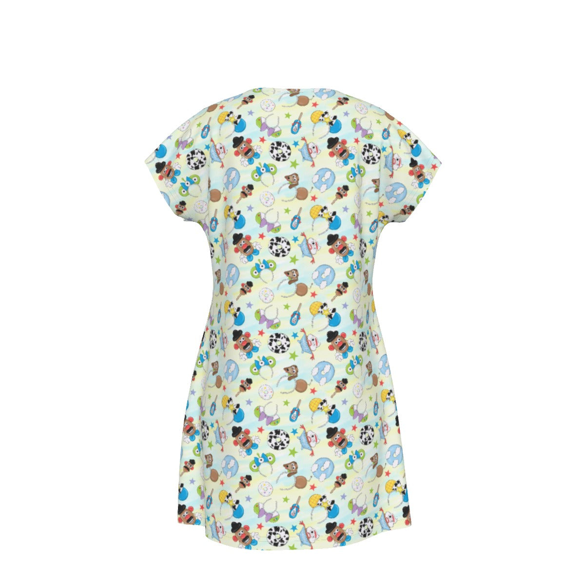 Playful Toy Style Icons - Women's T-Shirt Dress