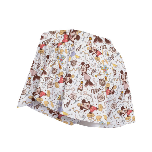 New Year Celebration Crewends - Women's Flowy Pocket Shorts